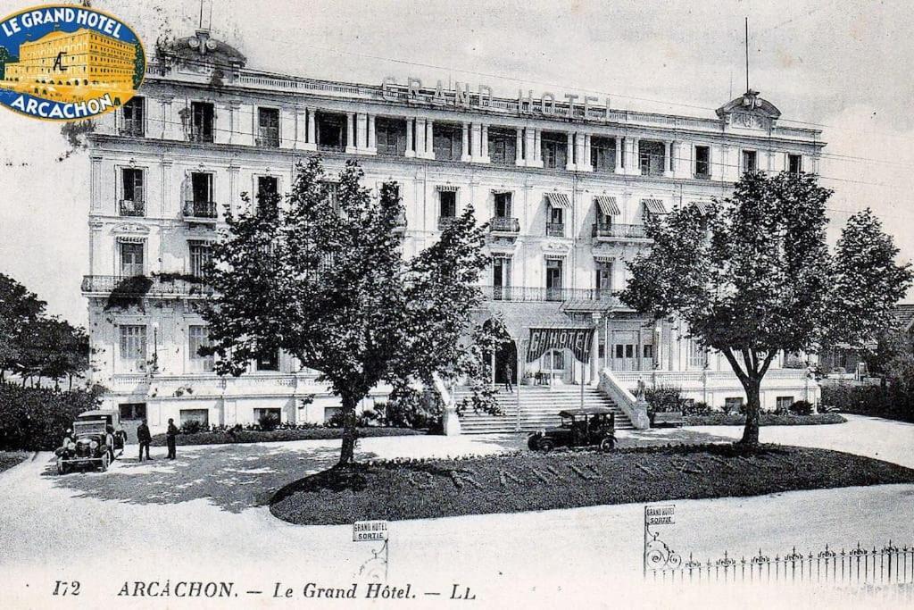 Grand Hotel - Magnifique Appartement Bord De Plage Centrale 아르카숑 외부 사진
